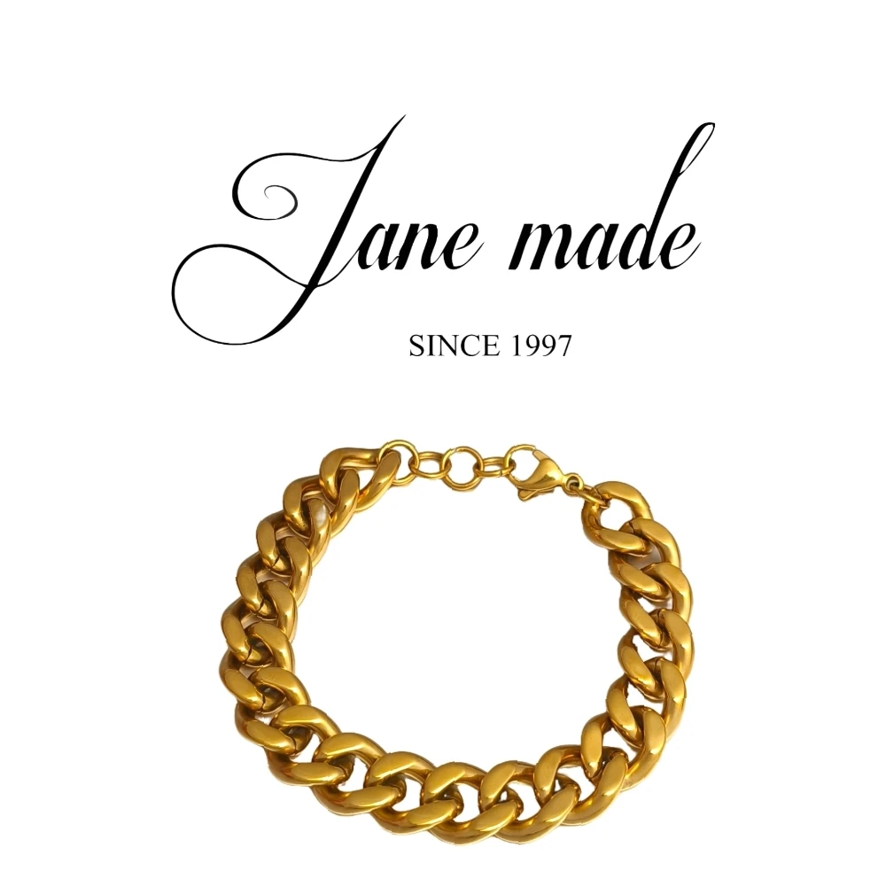 合金手链 Jane made设计古巴链手链轻奢简约气质时尚