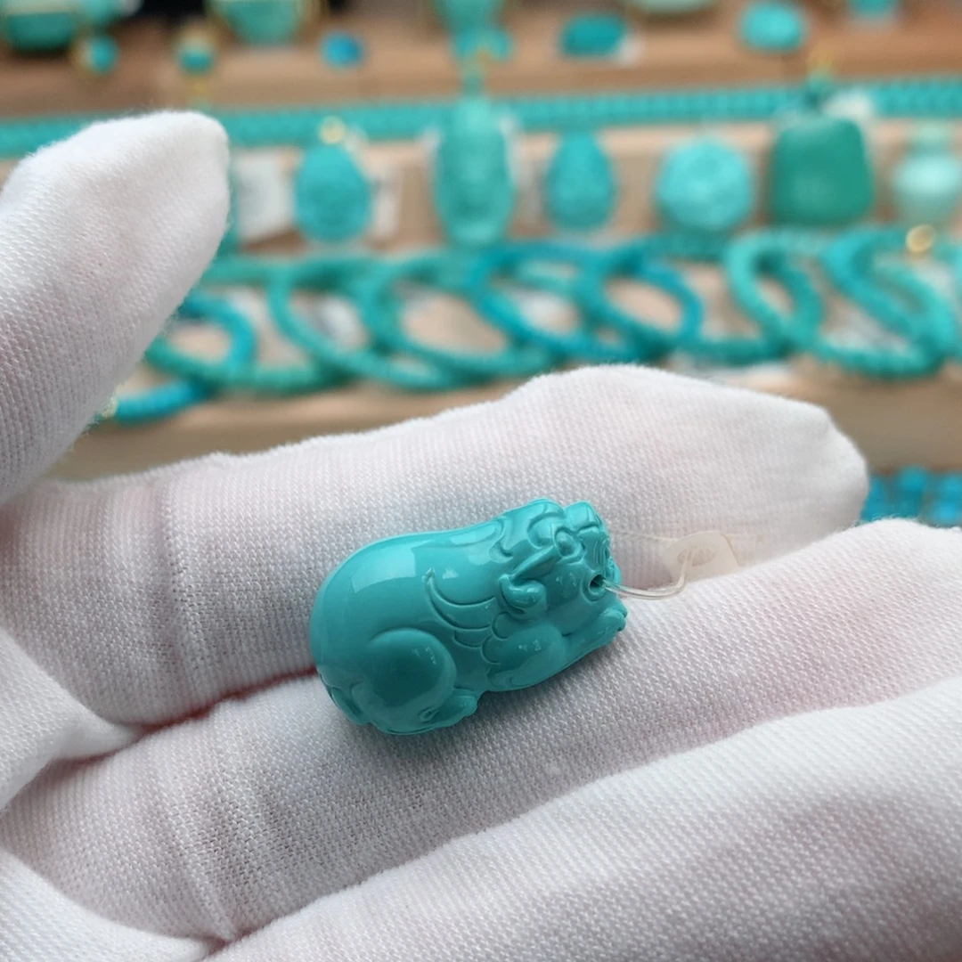 绿松石未镶嵌珠宝奇石5mm