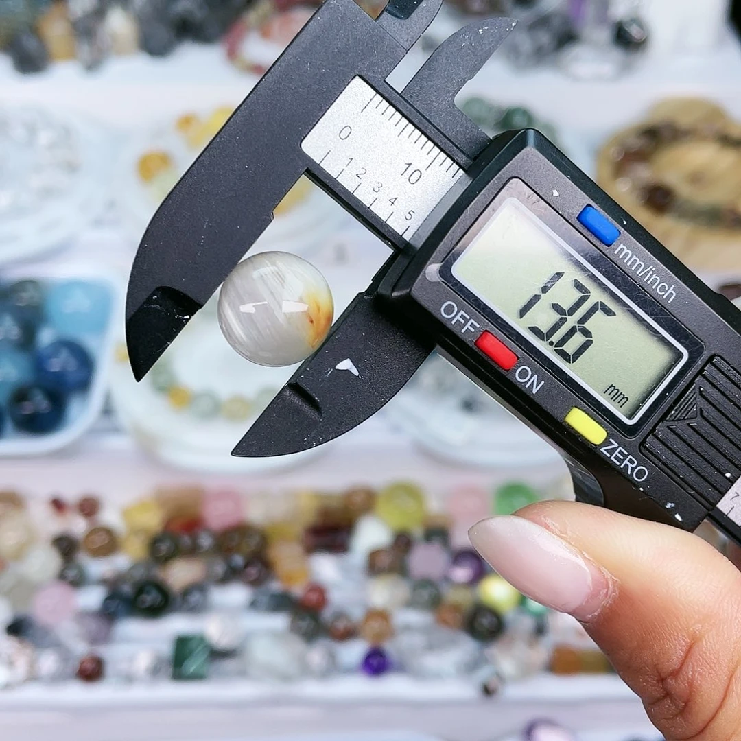 水晶单珠打孔不退不换未镶嵌