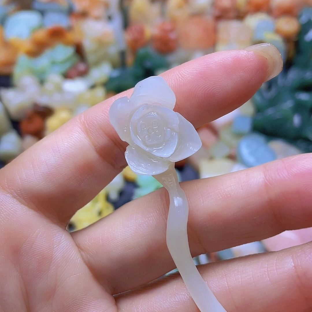 青田石印石花开富贵