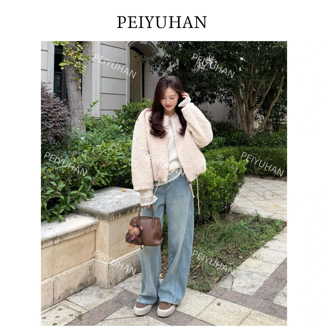 PEIERNA佩佩PE 【拉链毛毛外套】100全羊毛外套 S1712 6106257