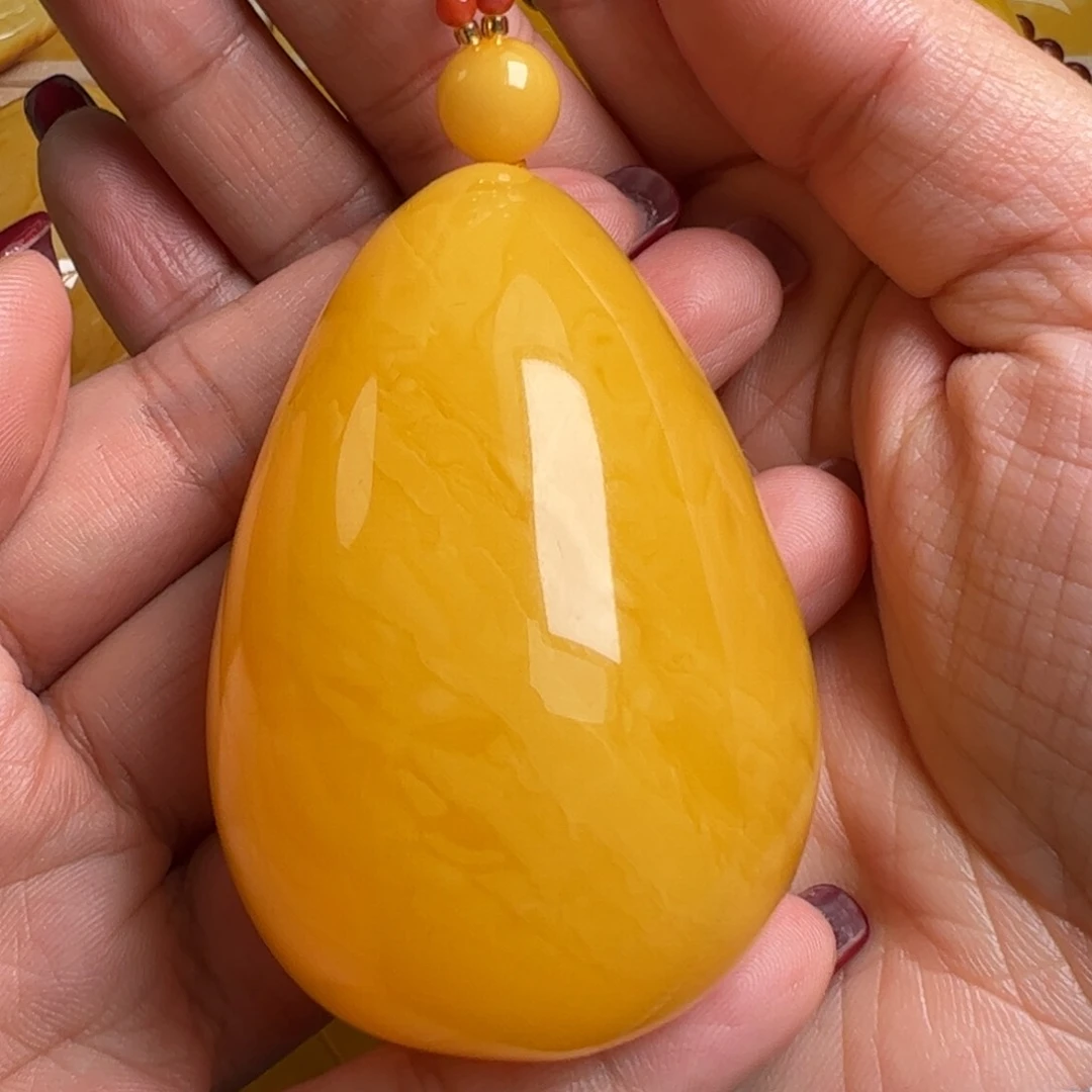 蜜蜡毛衣链未镶嵌无优化