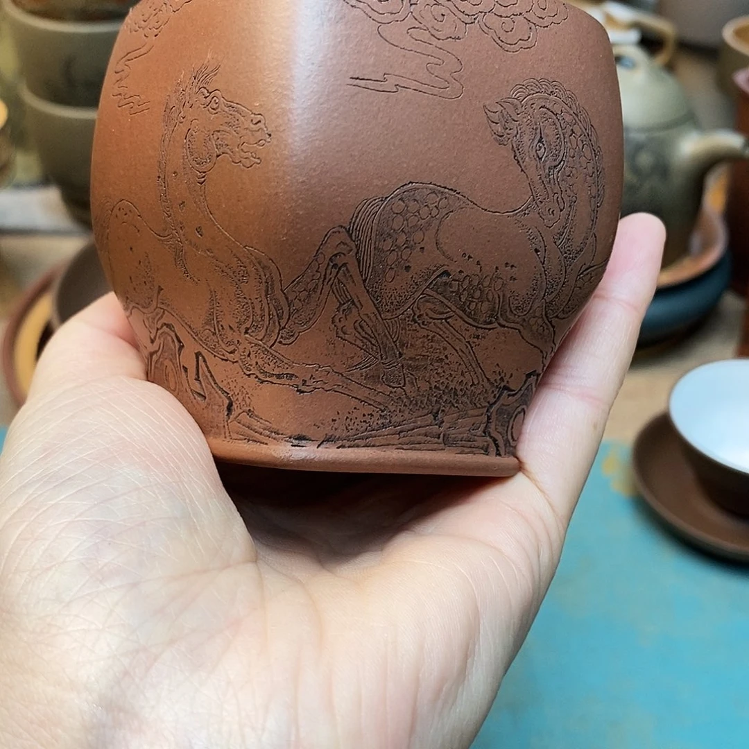 茶宠紫砂宜兴紫砂杯