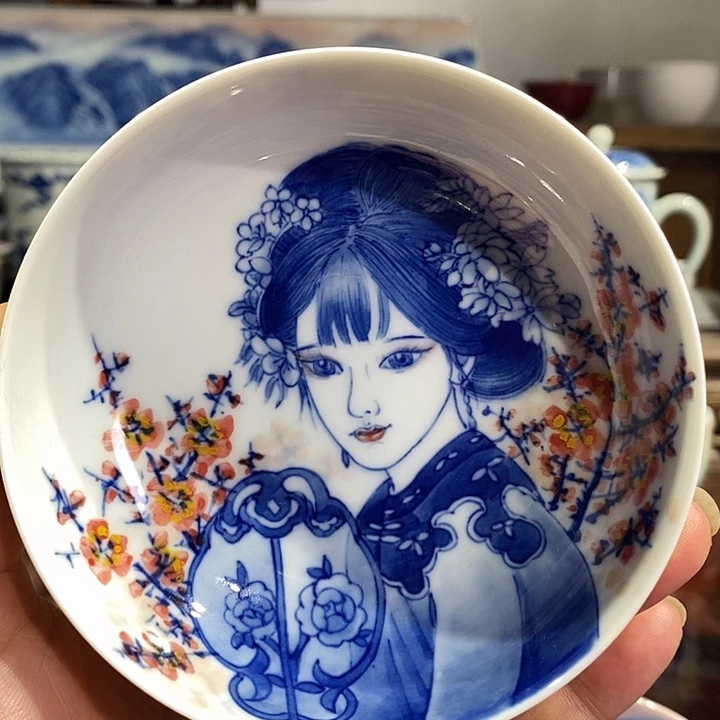 杯景德镇手工手绘陶瓷，高亮兴老师作品