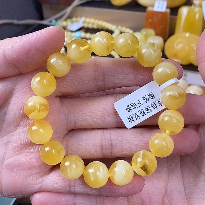 裸石琥珀未镶嵌单圈