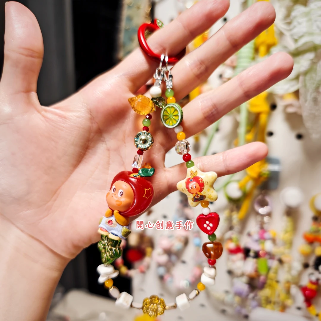 [ 星星人系列 ]萌粒改娃Diy原创手机链背包配件个性创意挂件