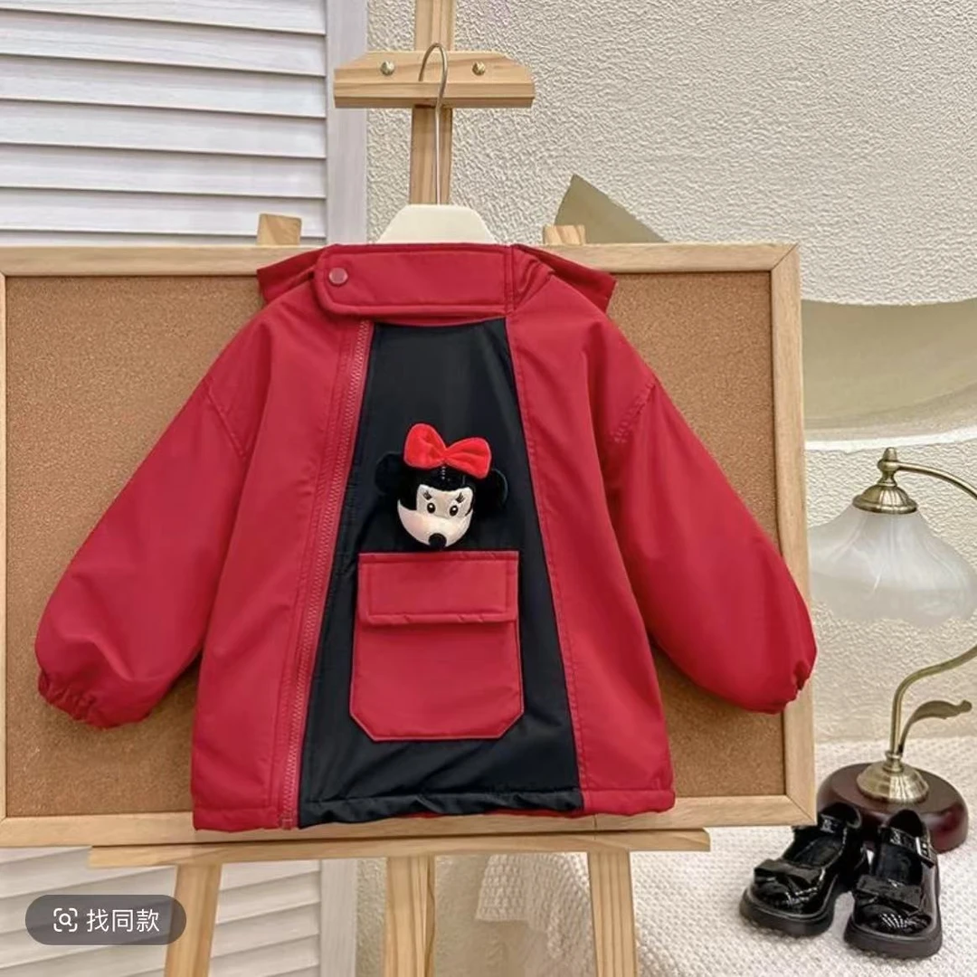 女童冬季米老鼠套装加绒款洋气百搭款