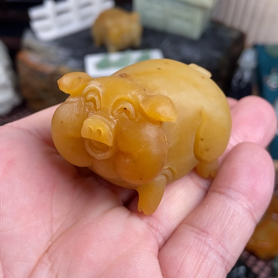 蛇纹石玉手把未镶嵌