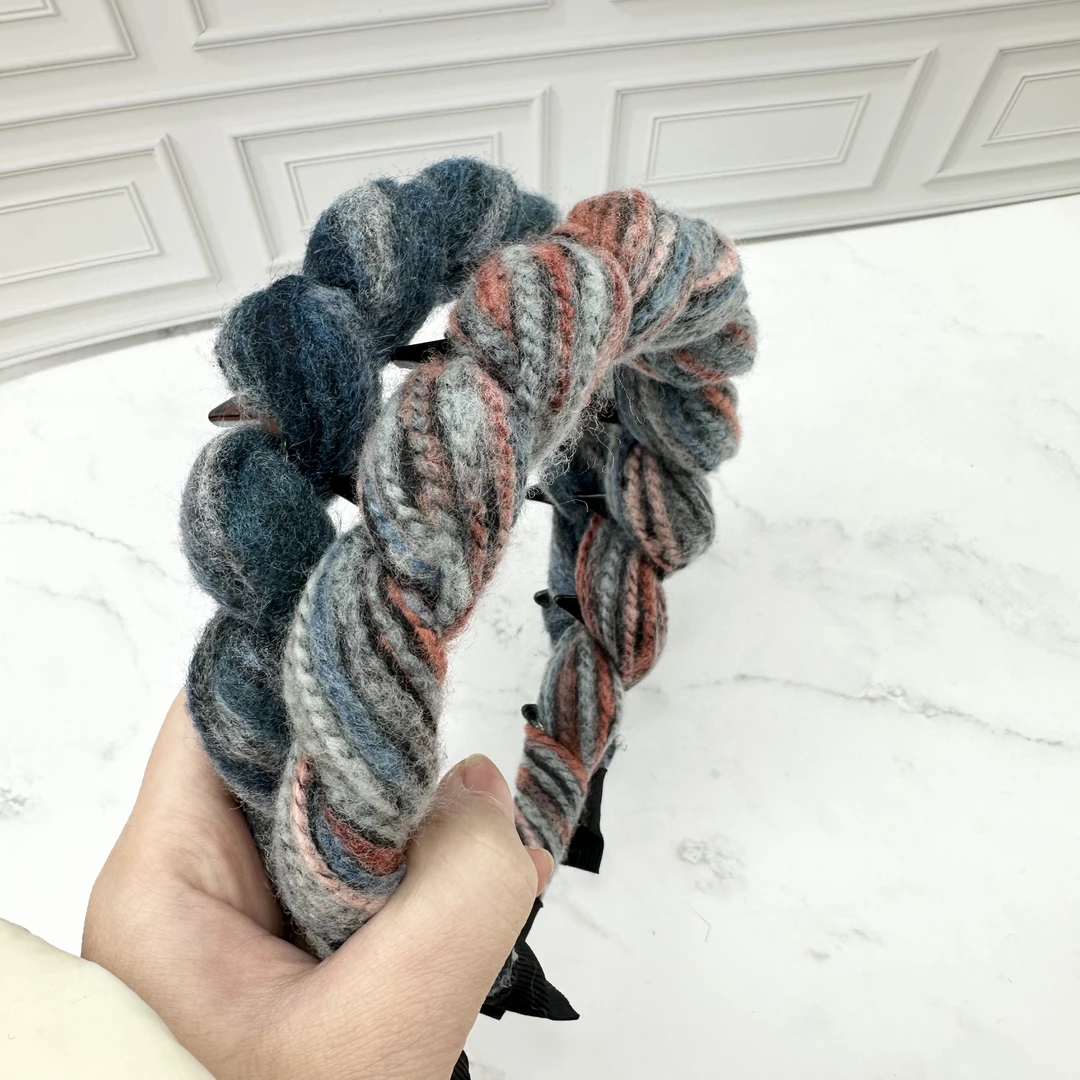 L570/L785夕洛发箍休闲风欧美风原创设计发箍头箍气质手工温婉风