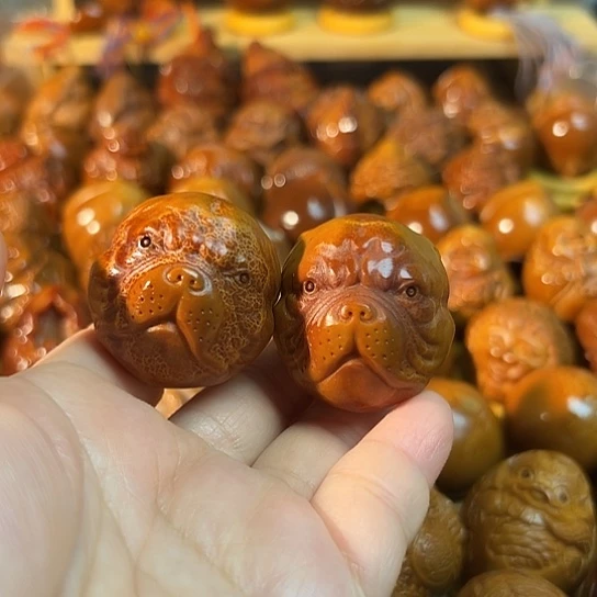 橄榄核手串/手链汪汪来财一对
