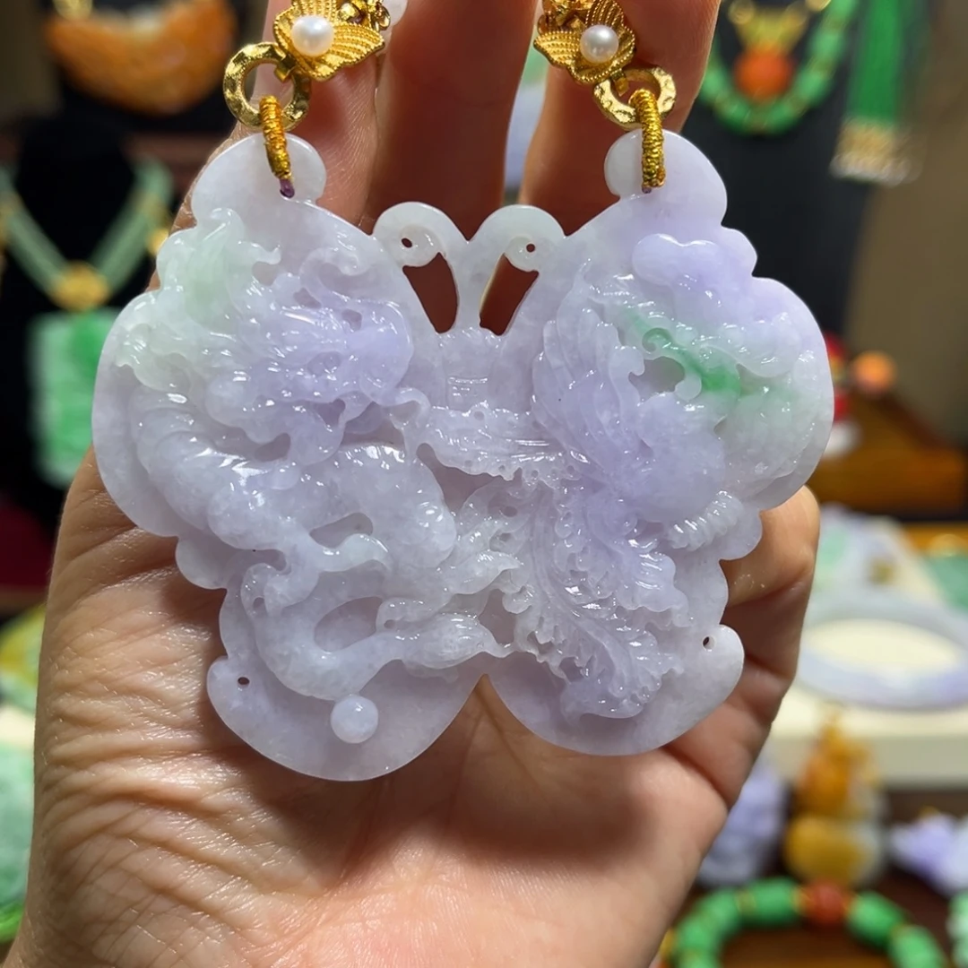 翡翠未镶嵌颈饰天然翡翠