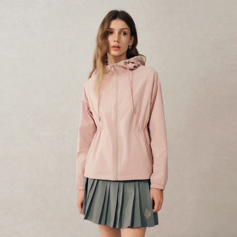 POLOWALK2025秋冬新品女式运动户外软壳休闲连帽外套W51450034