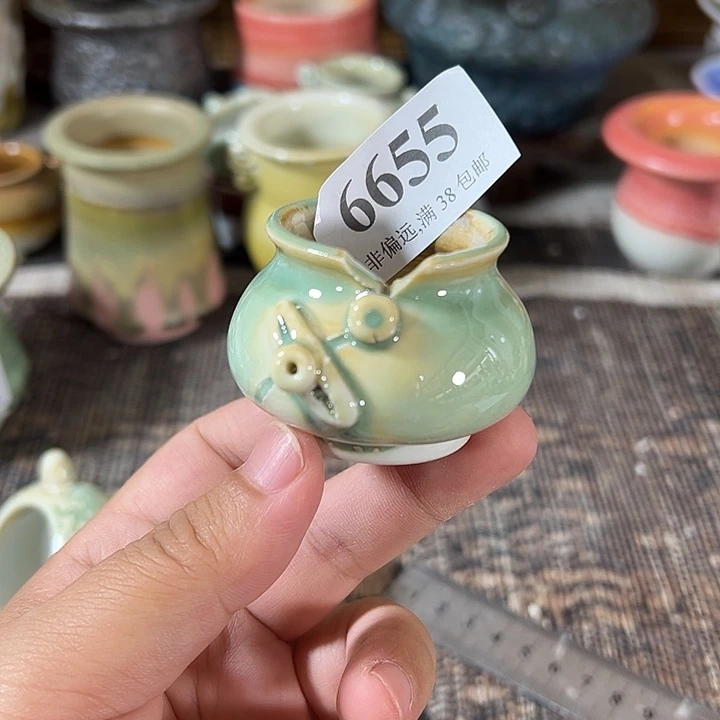 口3 手工花盆满30包邮