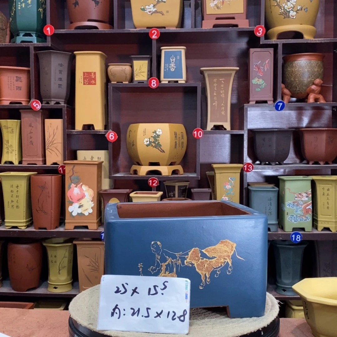 紫砂花盆紫砂花盆
