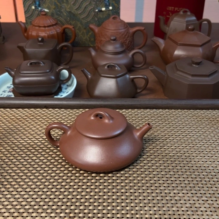 紫砂茶壶隐瓢中槽清手工壶