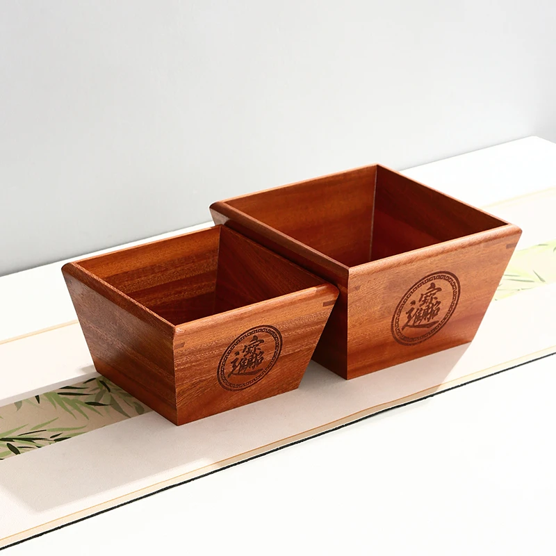 家用招财米斗老式实木斗升结婚乔迁玄关风水摆件日进斗金开业礼品