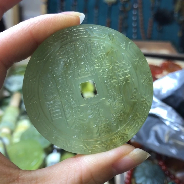 岫玉未镶嵌岫玉戒圈