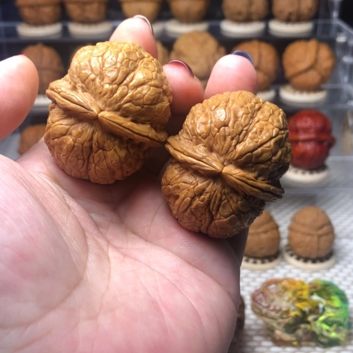 把件文玩核桃15蟒纹元宝43尺