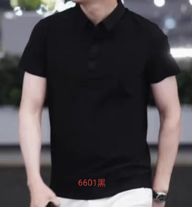 6601豪仕尊爵夏季新款方领T恤