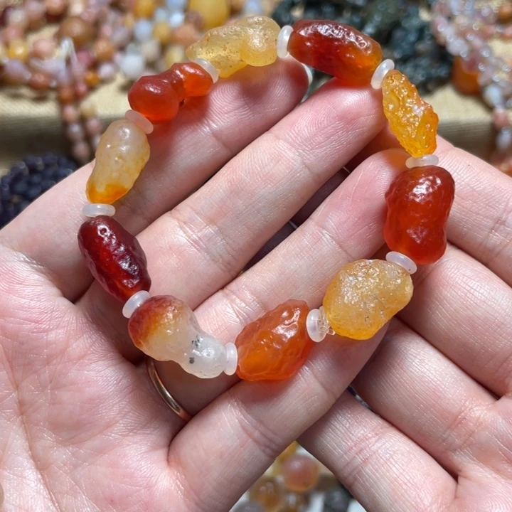 玛瑙/玉髓合金手链