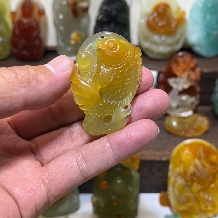 岫玉未镶嵌吊坠(不含链)