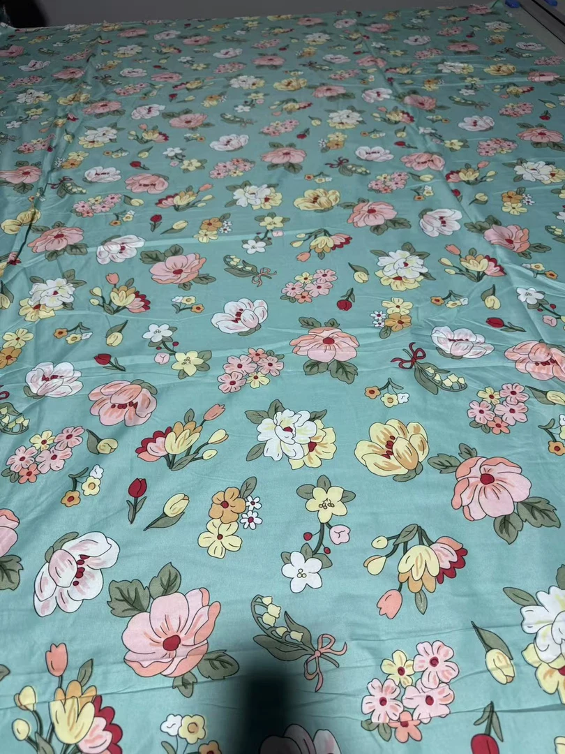 （粉丝专属）1.5*2.3绿色花小布头