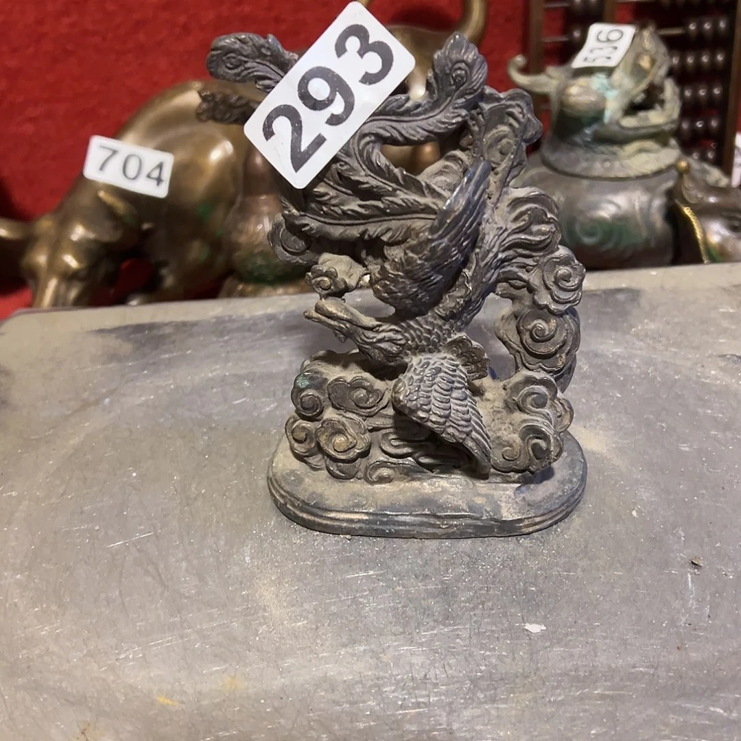 黄铜摆件，文房摆件