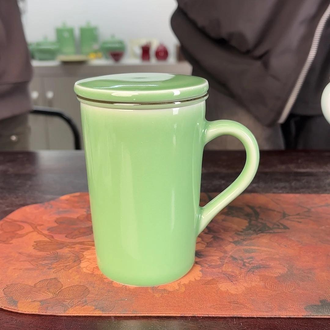 龙泉云间青瓷小米茶器
