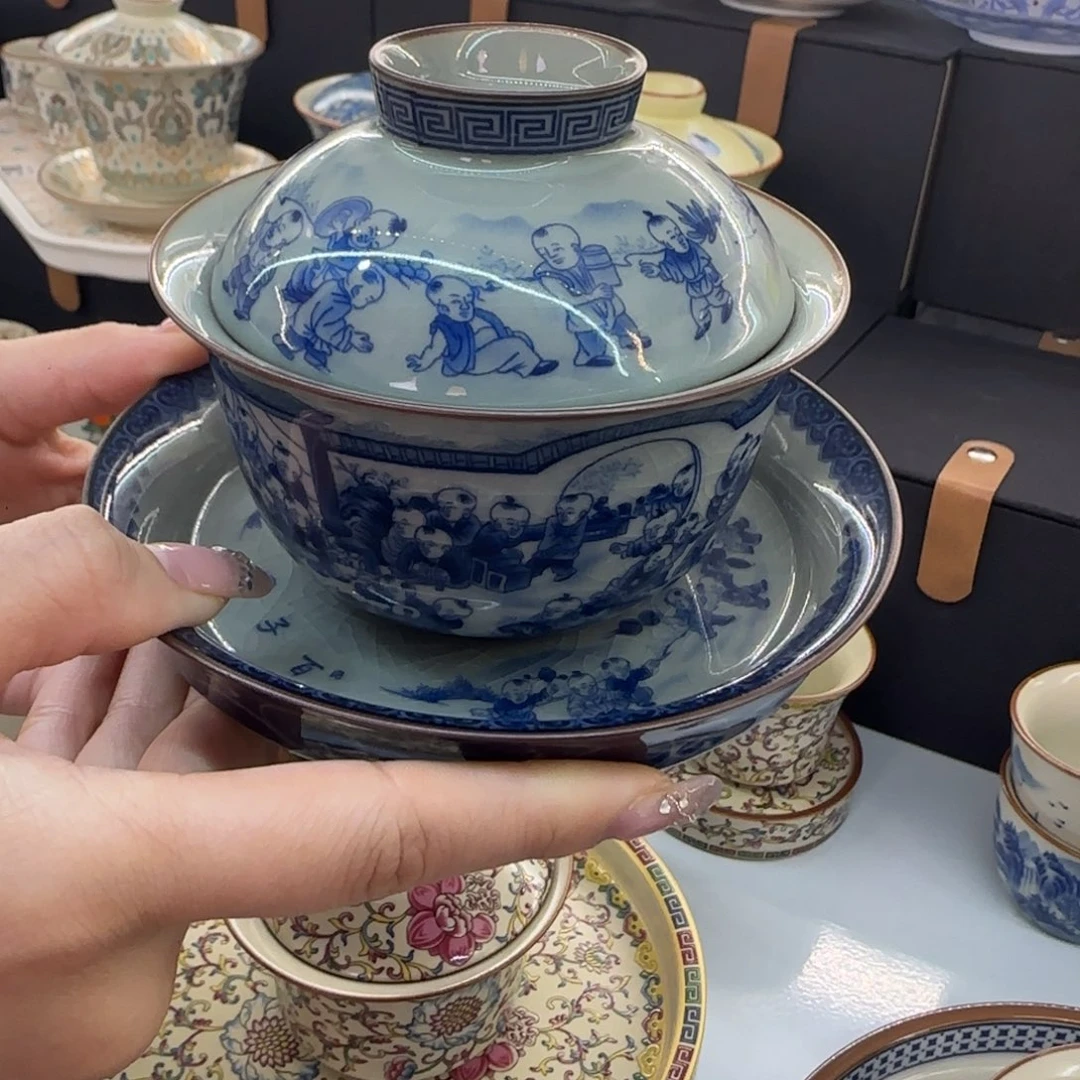 这些盖碗真好看！！！