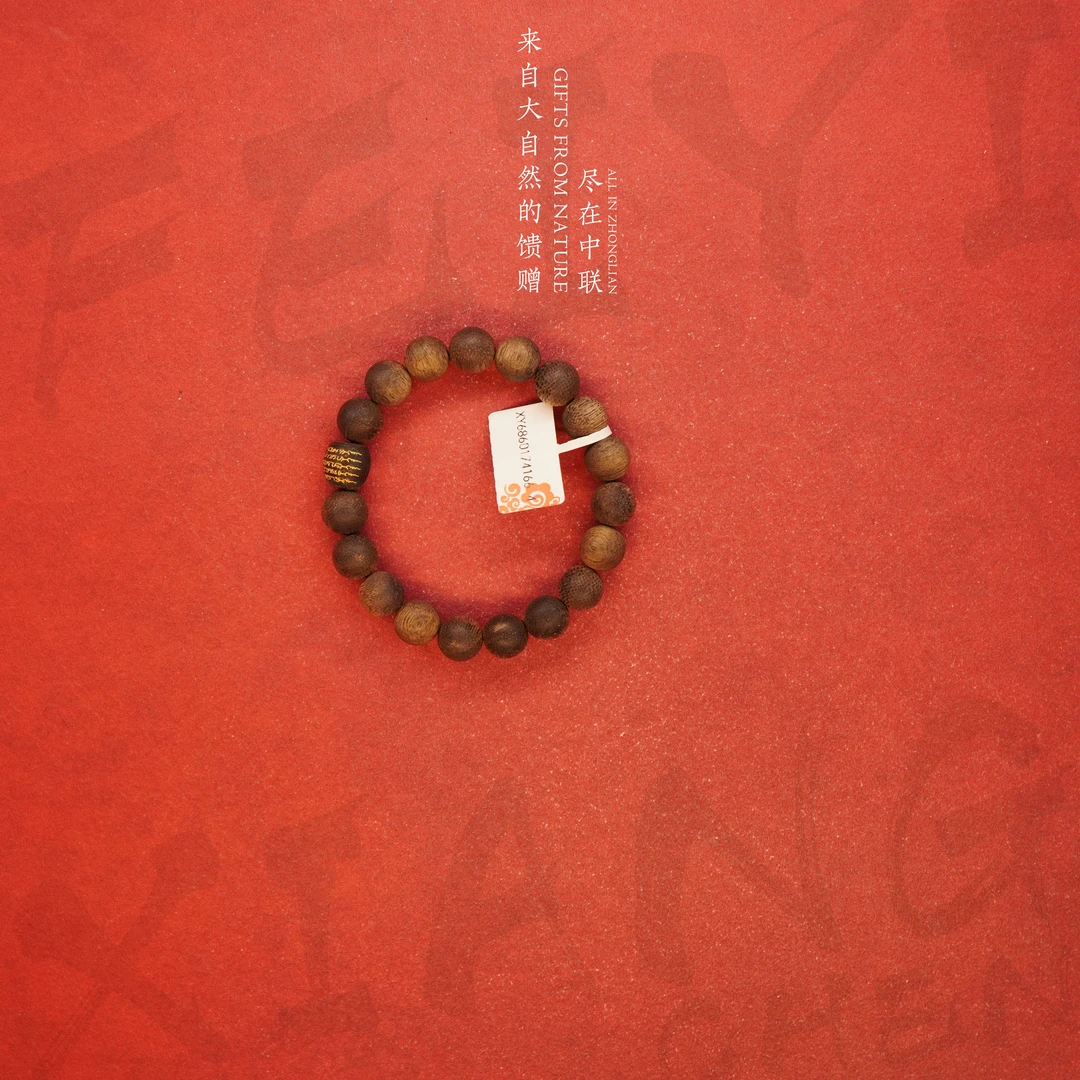 S36沉香【富森红土沉虫漏树心单圈】10mm-12.7g-XY6860174166-4