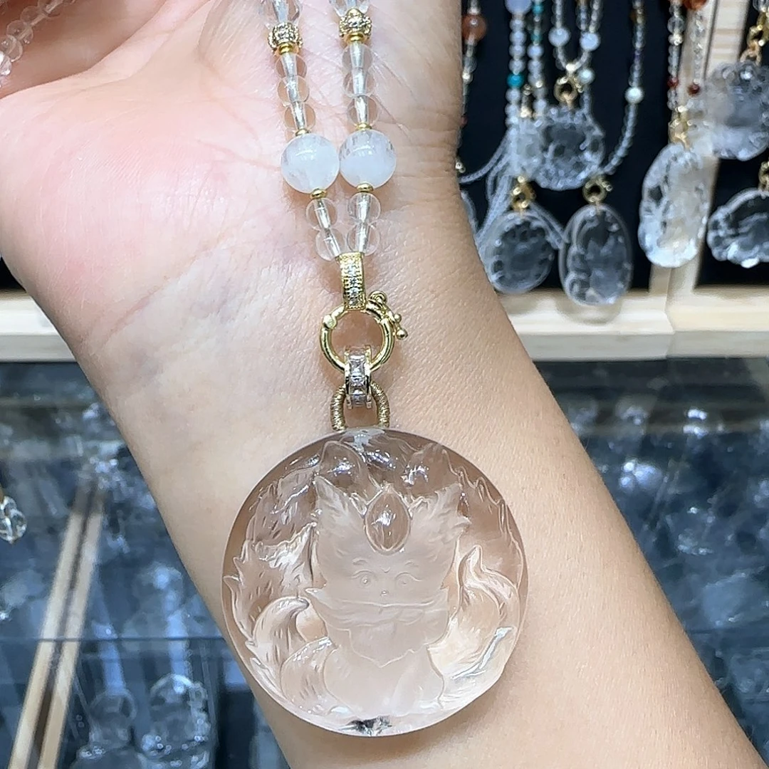 颈饰未镶嵌水晶天然