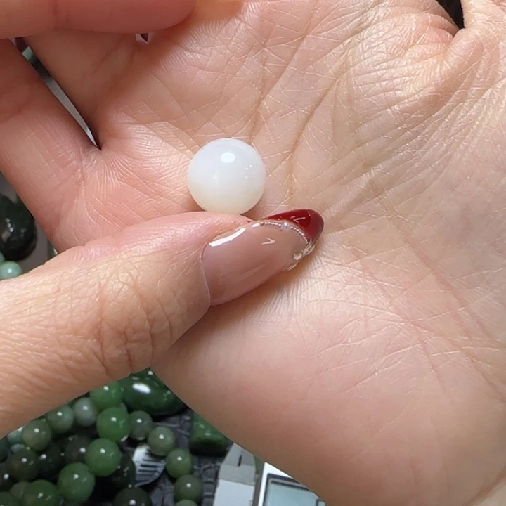 和田玉单珠未镶嵌