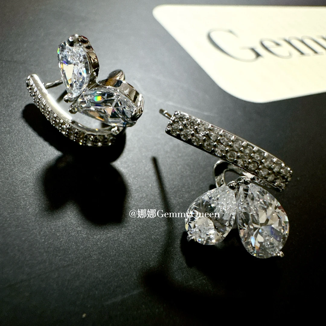 铜合金合成锆石耳饰 娜娜GemmyQueen耳环GQ04537