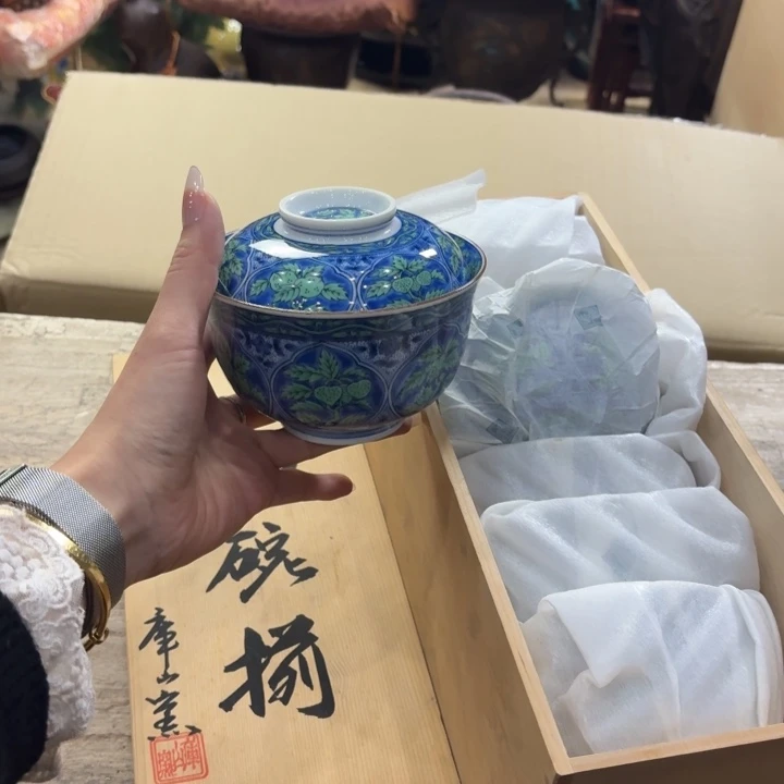 陶瓷古美术置物摆件