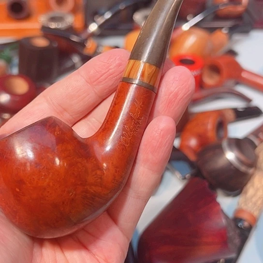 苏*块意大利石楠木手工烟斗一款