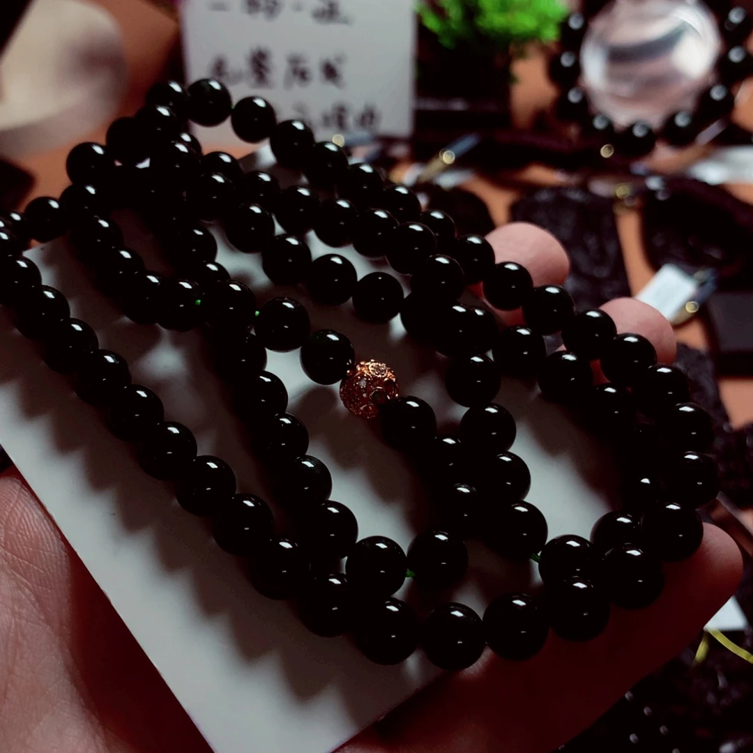 翡翠未镶嵌颈饰支**时111