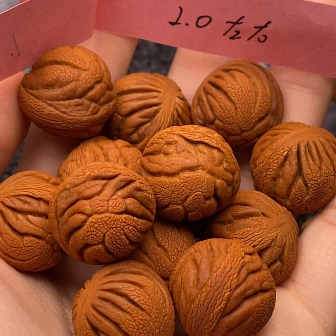 秦岭山脉龙纹桃核单圈