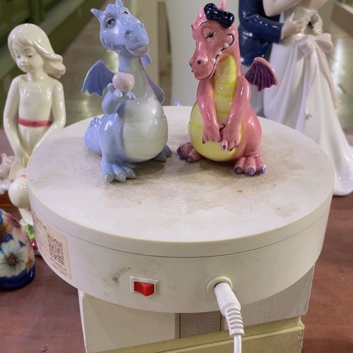 10cm恐龙瓷偶一对