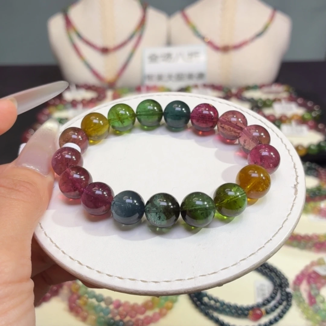 未镶嵌碧玺手链34