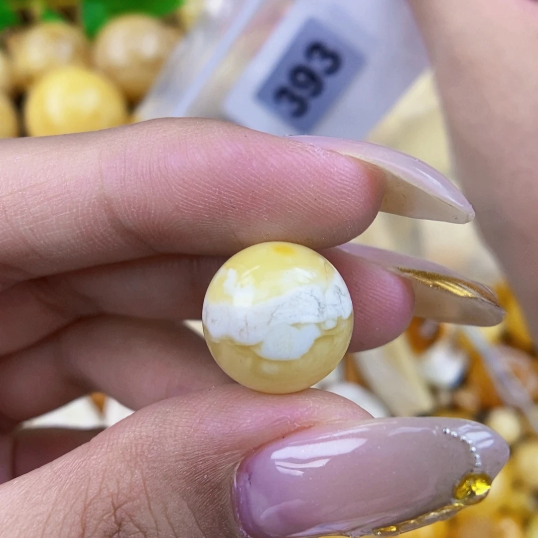 琥珀未镶嵌珠宝奇石14 粉
