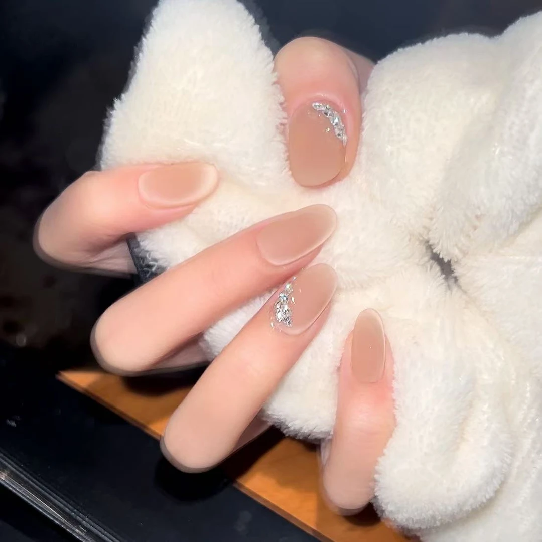 扶光舞曲 蝶诗舞  纯手工定制美甲贴片 秋冬高级定制穿戴甲10片