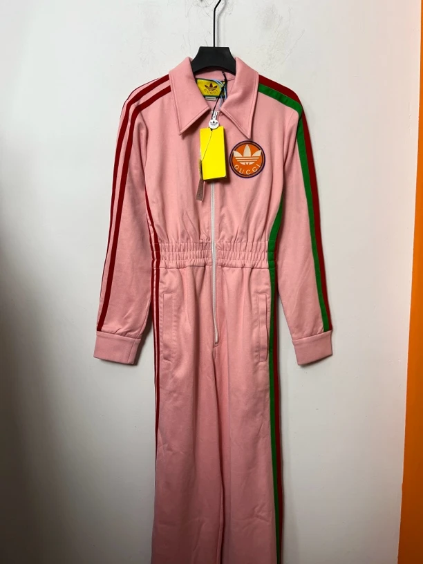 99新 GUCCI/古驰 联名粉色连体裤