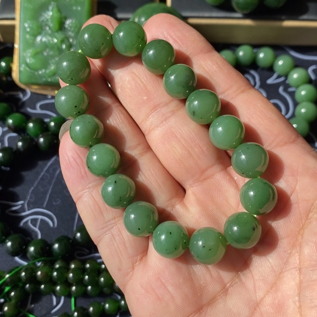 和田玉（碧玉）手串未镶嵌