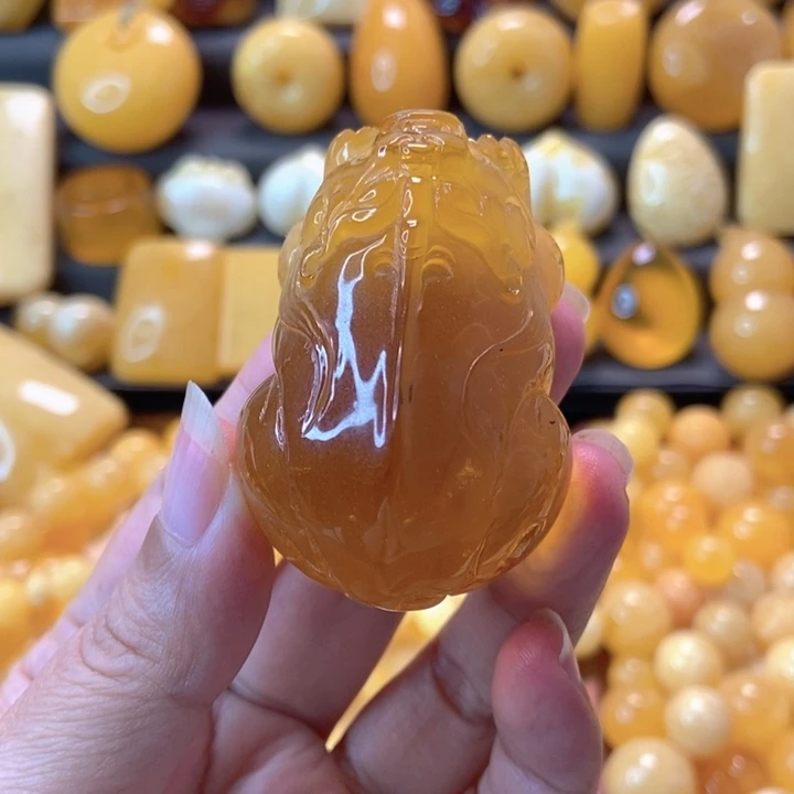 蜜蜡未镶嵌吊坠(不含链)