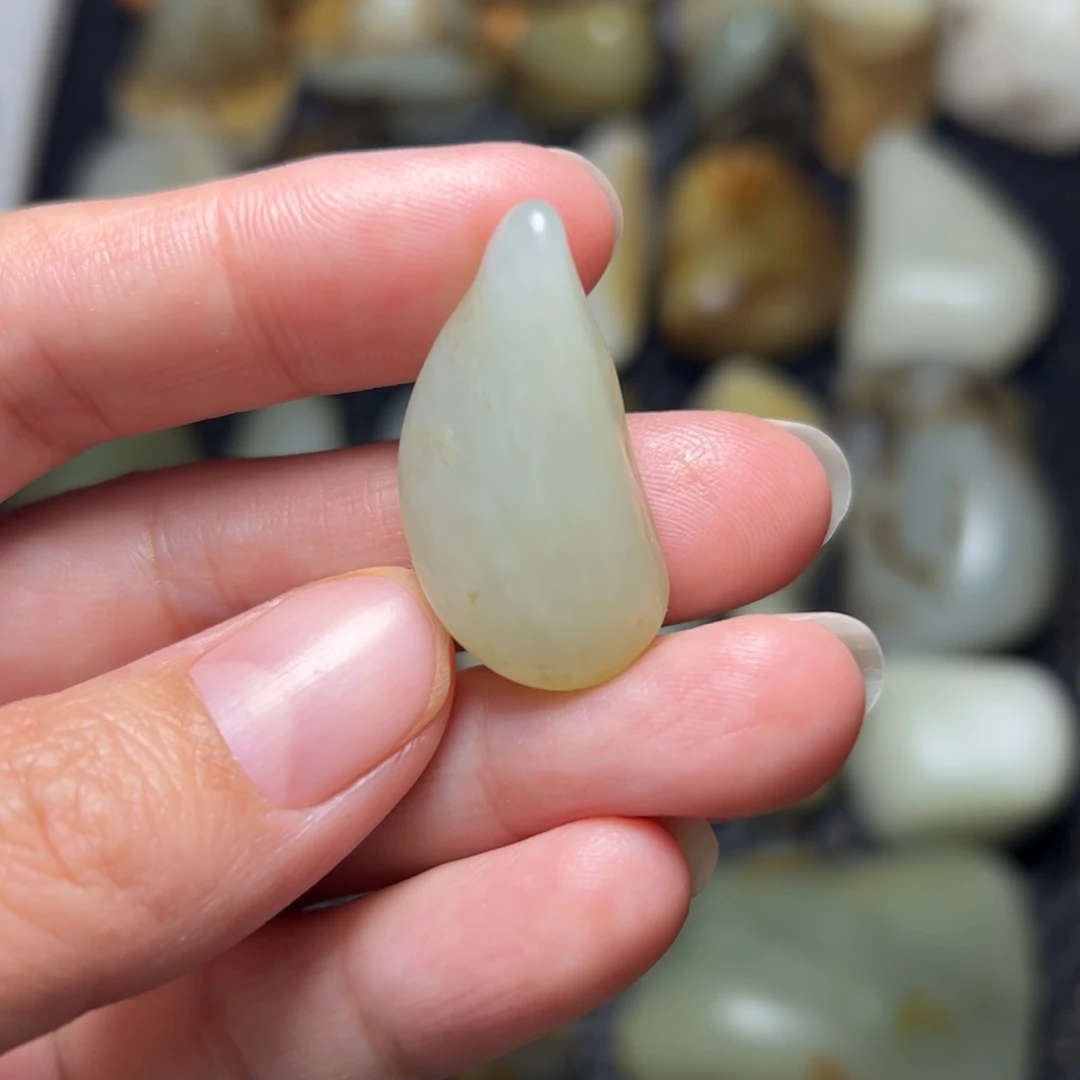 和田玉未镶嵌挂件24