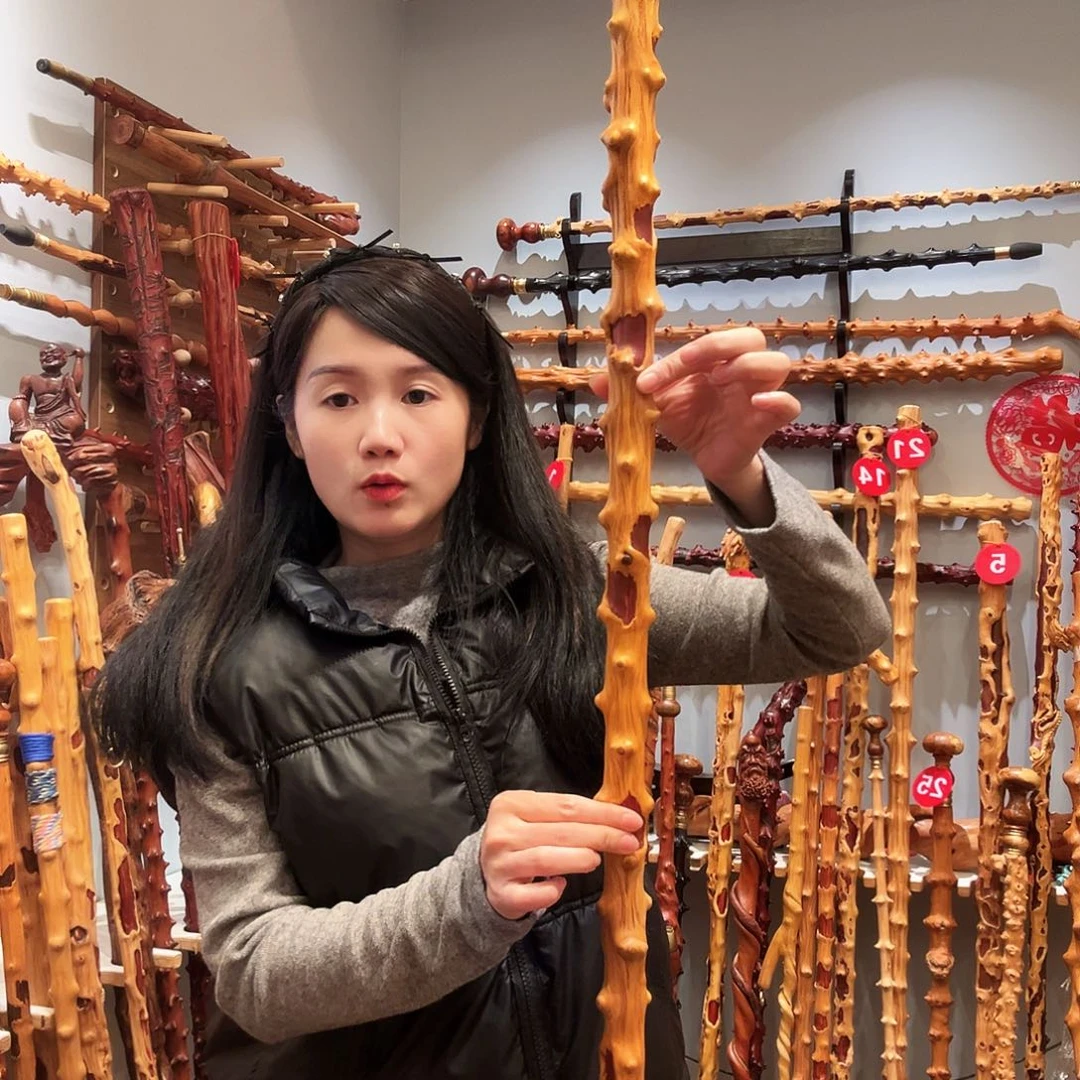 海***空木南对节疤棍长度144公分