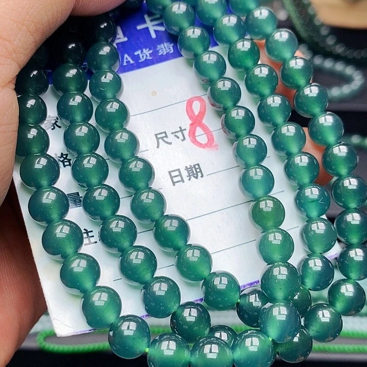 翡翠未镶嵌手链翡翠