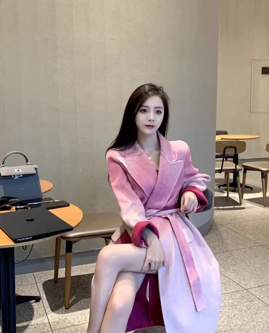 2025新款渐变大衣-KG16849