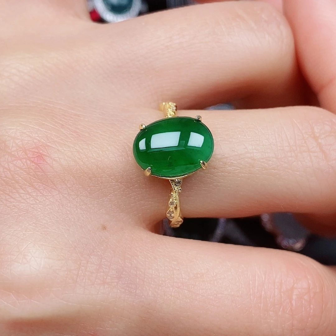 翡翠戒指未镶嵌戒指