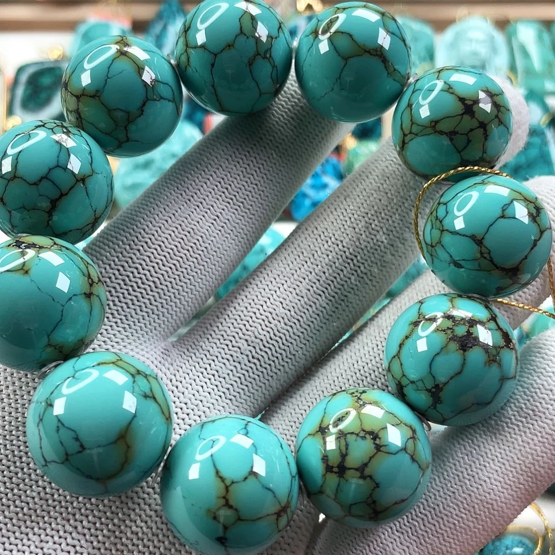 绿松石未镶嵌车挂